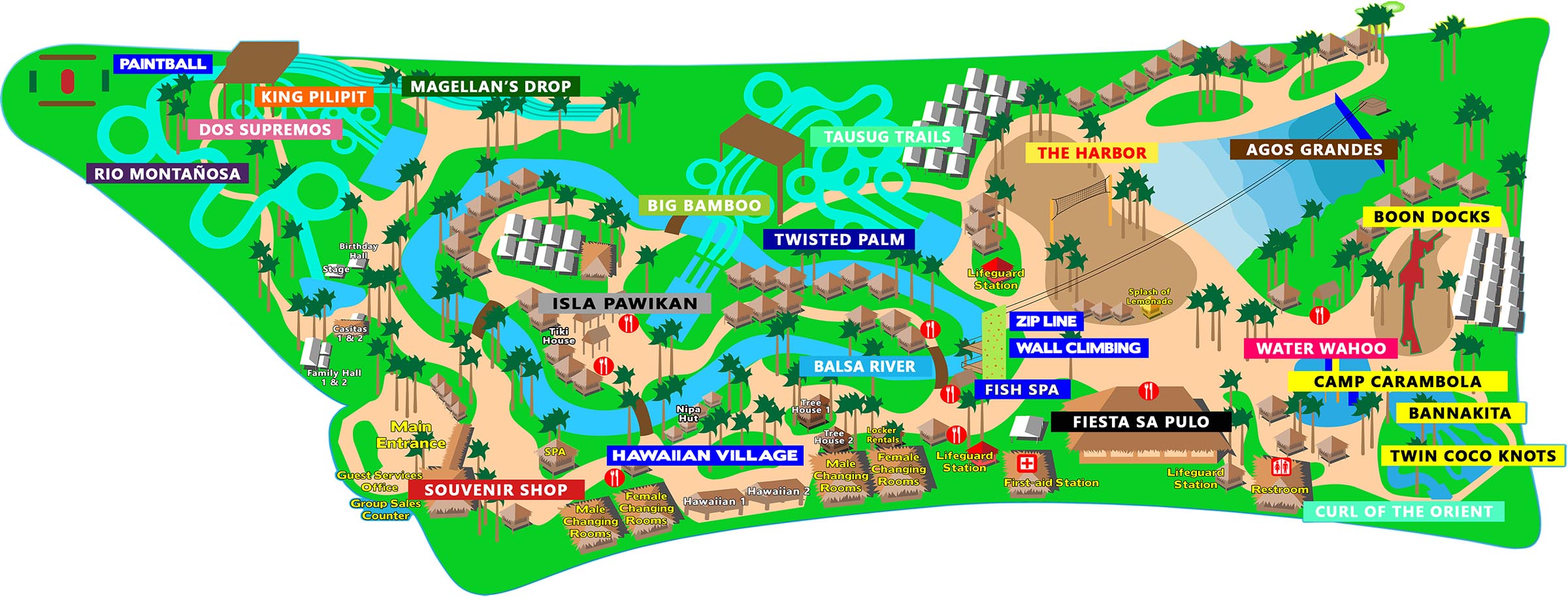 Splish Splash Water Park Map